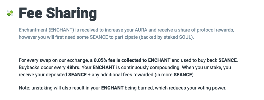 deep_xbt's tweet photo. Tokenomics are only getting better! #feesharing
@SoulSwapFinance $SOUL $SEANCE $FTM https://t.co/C9cmXsTGUG