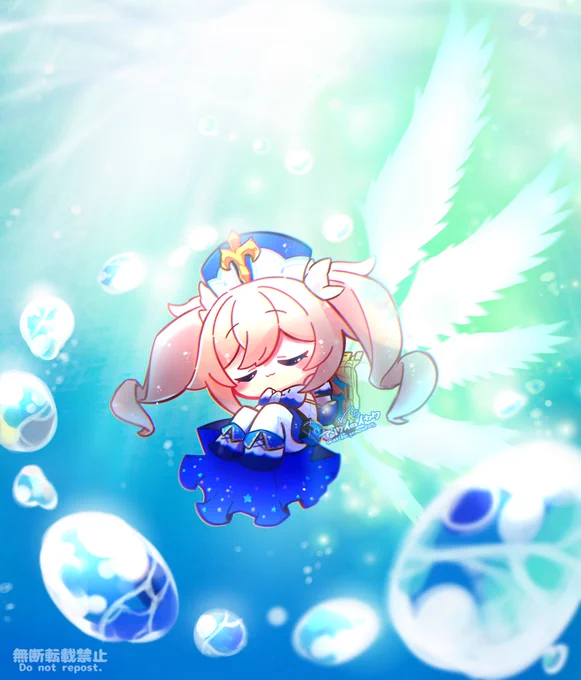 天空の巻の女神
#原神 #GenshinImpact #バーバラ #barbara 