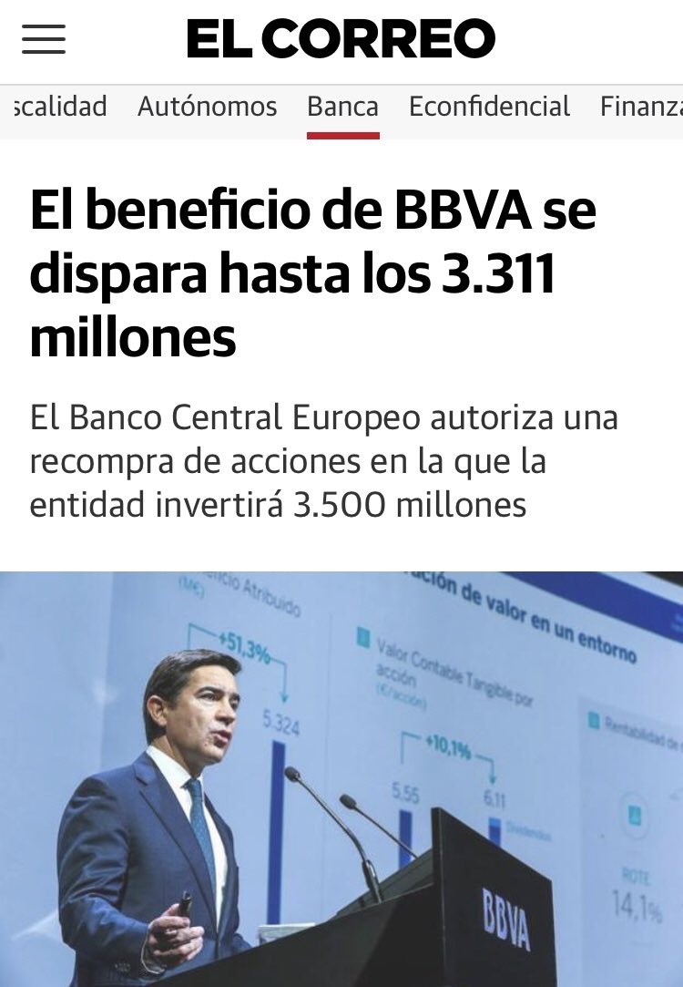 OskarMatute's tweet photo. Recuerda esto cuando te digan que cobran comisiones por todo y cierran oficinas para poder mantener el modelo de negocio… https://t.co/4YMbQQ8oHO