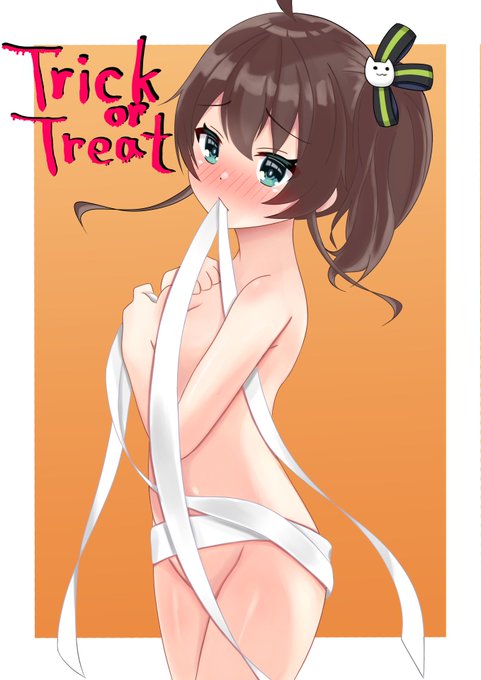 ハロウィン準備まつりちゃん
#祭絵
#まつりは絵っち 