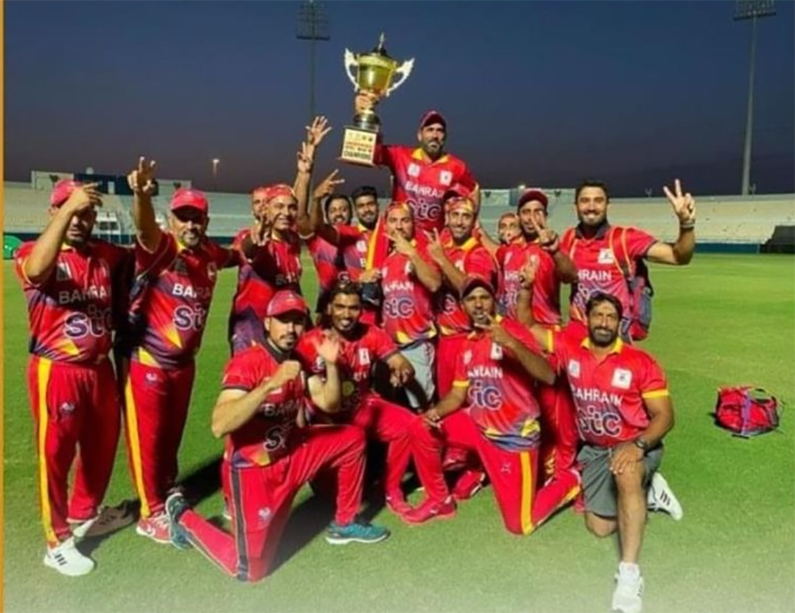 GDNonline's tweet photo. Bahrain have topped the ICC Men’s T20 World Cup Asian A Qualifier 2021-22, held in Doha.

The national team have booked a berth for the ICC Men’s T20 World Cup Global Qualifier 2022 in Australia

https://t.co/qHjqjioo43

#t20 #cricket #worldcup #t20worldcup #bahrain #manama https://t.co/wgyOKG9lqF