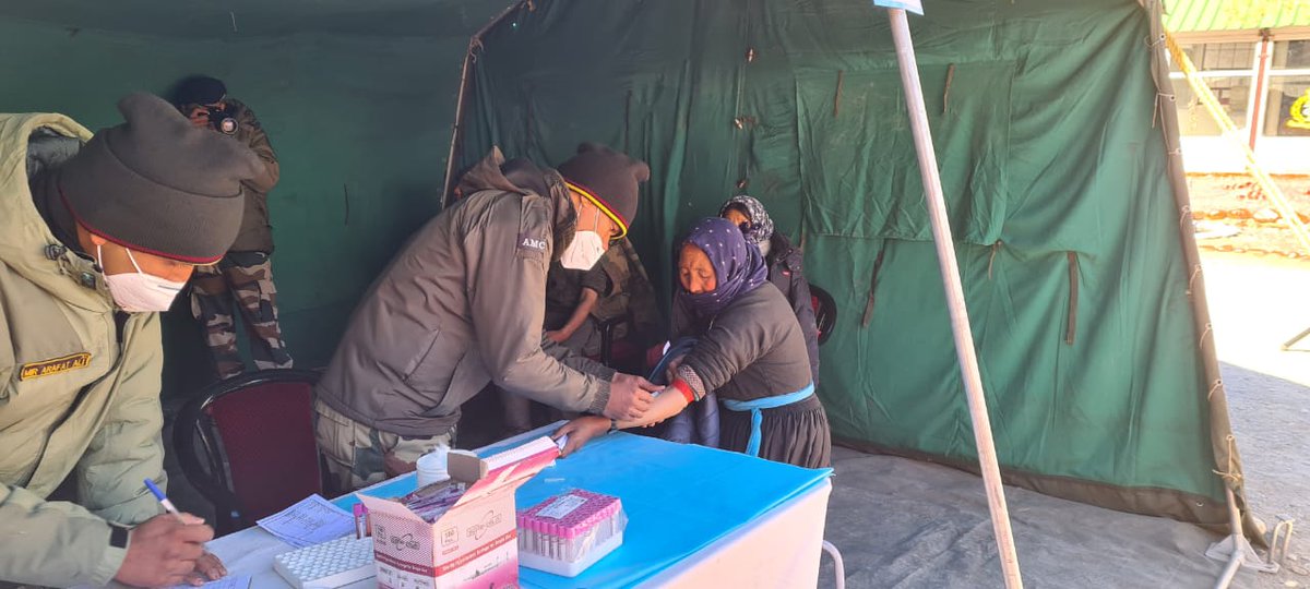 firefurycorps's tweet photo. #ShiningLadakh 
A joint #Medicalcamp was organised By #TheUltimateForce in Eastern Ladakh to provide medical services to local population by #IA  and @BmvssJaipurFoot. Medical equipments were also distributed to the local population #OpSadbhavana 
@adgpi
@NorthernComd_IA https://t.co/QHTKTCOdtp