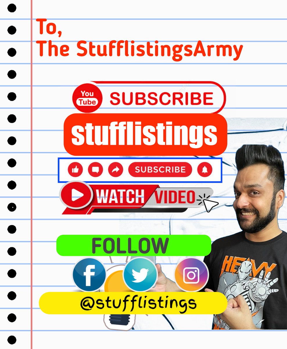 theaboksh's tweet photo. My Humble request to The
#stufflistingsarmy 
Please Increase The Subscribe Count
🇮🇳 https://t.co/BMR4g0PL1R
✅ follow @stufflistings

This will be a Small Tribute and A Diwali Gift to Our Beloved @stufflistings 

@Iamnil7 @Manas44679250 @StyleListings @fitlistings 
@Nitesh805181 https://t.co/KbuWKSGJEF