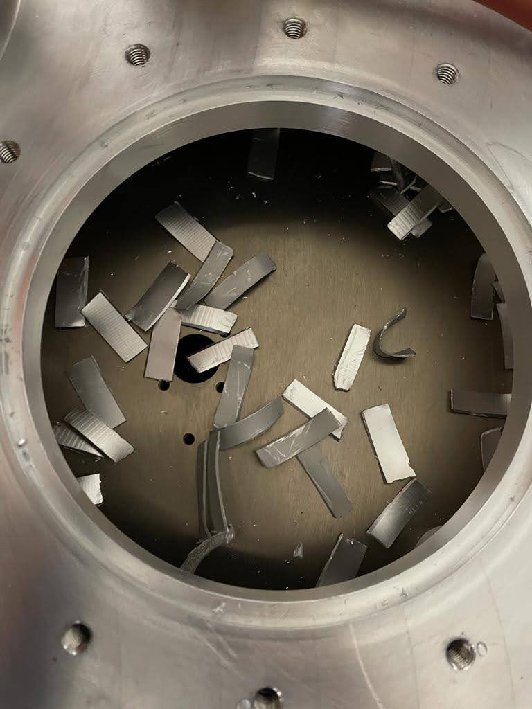 That feeling you get when you open your #pet #cyclotron and see this has happened to the blades