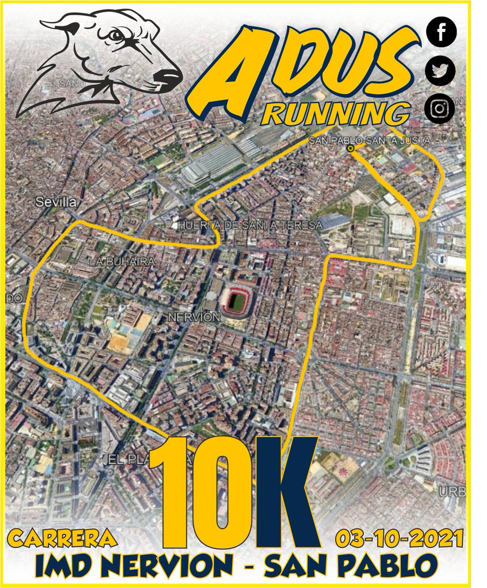 CD_ADUS's tweet photo. Volvemos con la primera carrera del circuito Nervión - San Pablo!! https://t.co/SaPgMh4kLy
