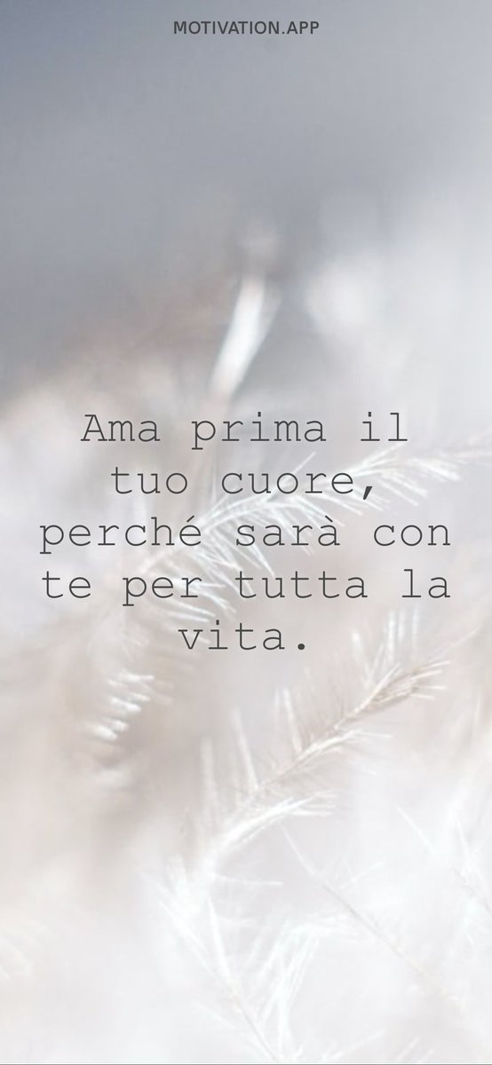 AngeloroAnna's tweet photo. “Ama prima il tuo cuore, perché sarà con te per tutta la vita” #Motivation #amore #vita #love #life https://t.co/uCstFtenY6