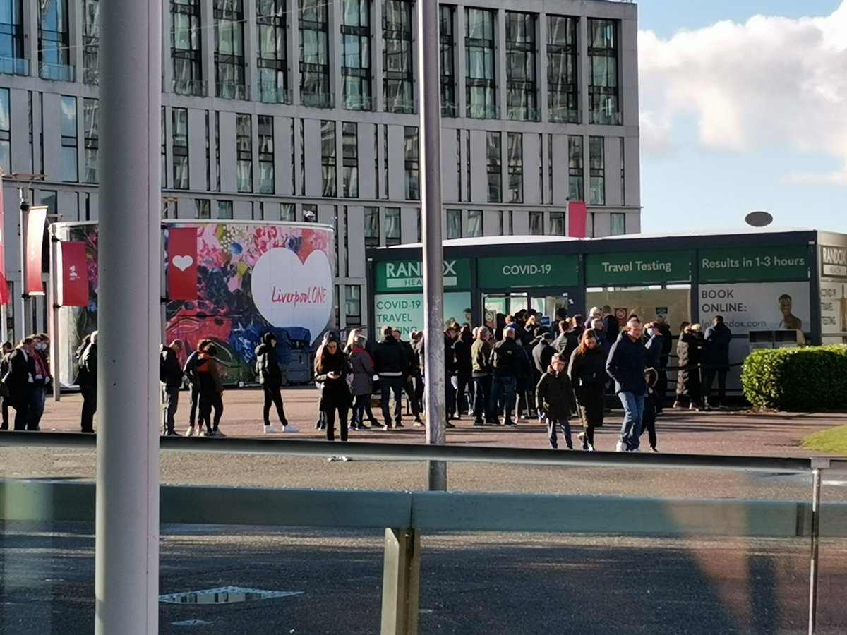 RT @nsno: Kopites in town queueing for their covid tests so they can get back to their own countries https://t.co/YY05fl2Pw3