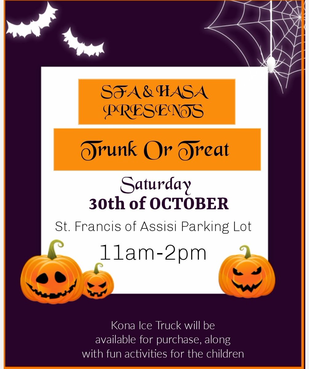 Today, Today, Today Bring the Children out Today..........SFA parking lot 11am-2pm