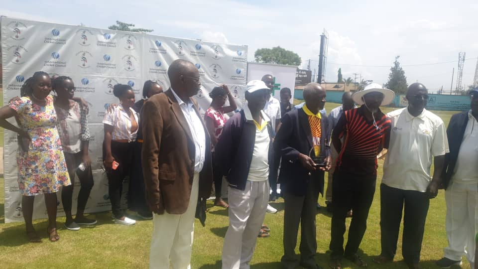 CricketUganda's tweet photo. Our guest today Mr Sam Sewagudde is accompanied by his family on a day we honour him for his dedication and selfless support for the game of cricket at its lowest.

We have been supported by Case Clinic, Coca-Cola and Tusker Malt Lager.  

#CricketUganda https://t.co/GeKF4YKdyp