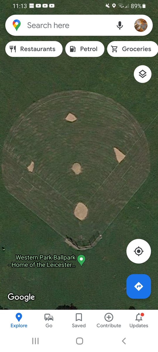 Searching Google maps and found a baseball pitch(?) About a mile from me. Who knew? https://t.co/jxBreel8y1