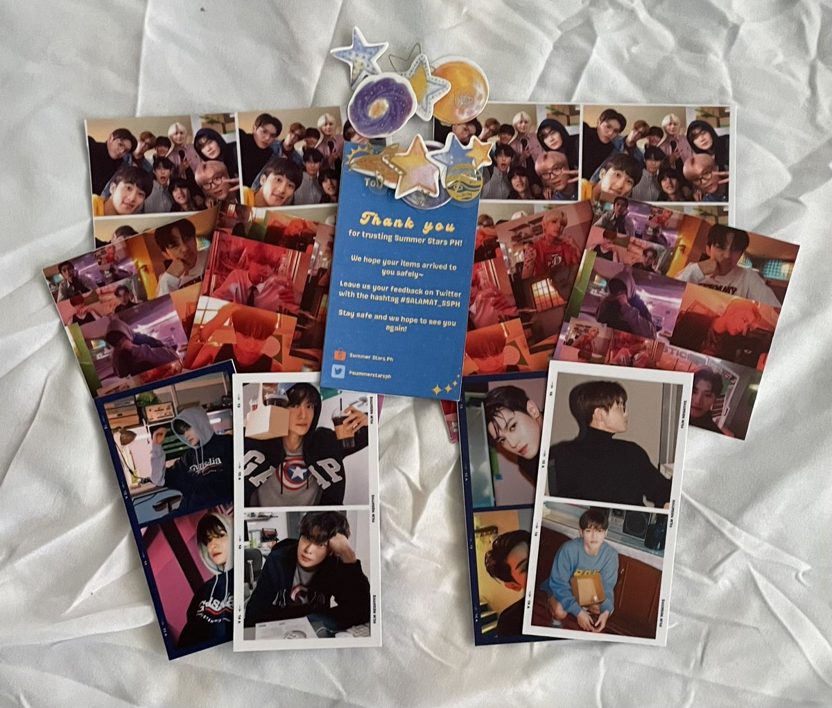liuyangsquared's tweet photo. both polaroid event sets have arrived! thank you, @summerstarsph for being so accomodating and kind!🥰❤️ you were very easy to approach and everything was packed well and securely. the freebies were also the cutest :(❤️ looking forward to our future transactions!
#SALAMAT_SSPH https://t.co/MXb6EbxatE