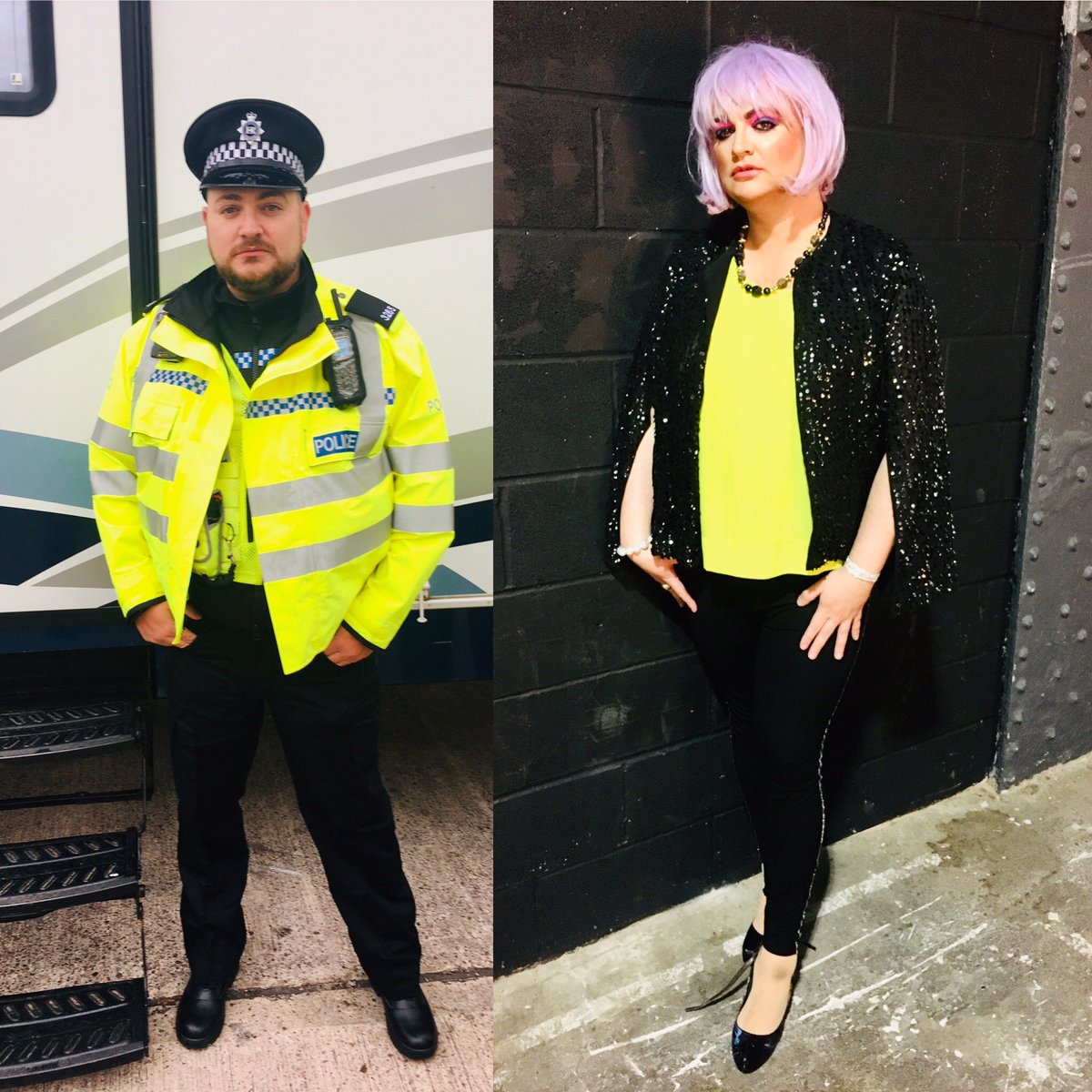 LHalewood's tweet photo. Well from #britcrew to contestant haha from my last two parts of filming and couldn’t be any different but so glad at my versatility now in life xx @dragraceukbbc #RuPaulsDragRaceUK @RuPaul @RuPaulsDragRace xx https://t.co/ZDNpKwXyvr