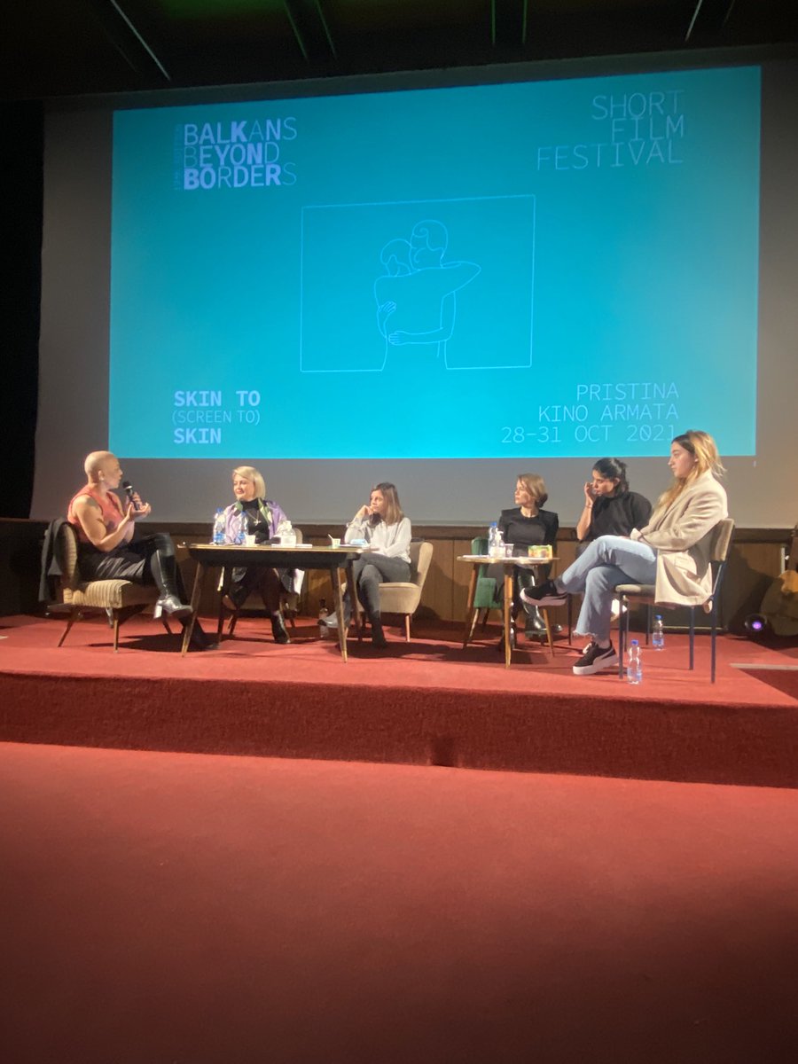 BalkansBB's tweet photo. #RoundTable 

BBB meets the Cine-Balkan Women 🎦 at the 12th BBB Short Film Festival in Pristina! 

Join us 🎬

#BBB #shortfilms #festival https://t.co/28P3qiEQ5n