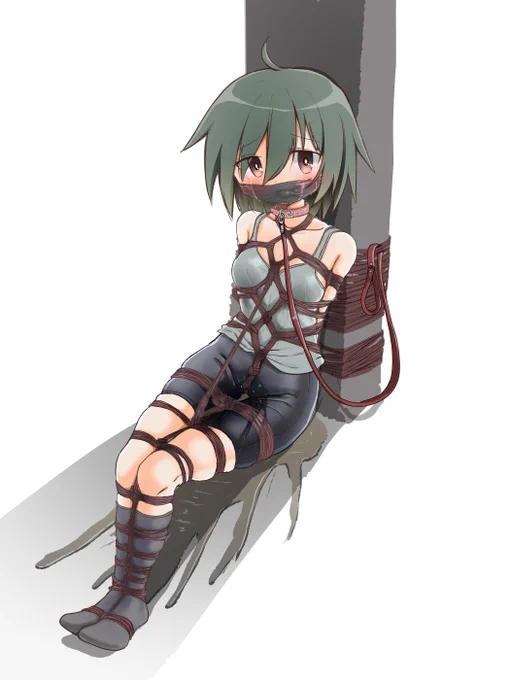 束ねた縄で緊縛するの好き 