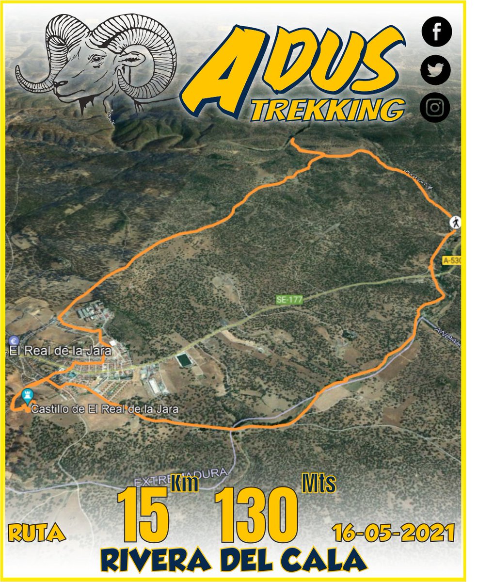 CD_ADUS's tweet photo. Volvemos también con el senderismo. Ruta Rivera del Cala https://t.co/qirDPY8DCW