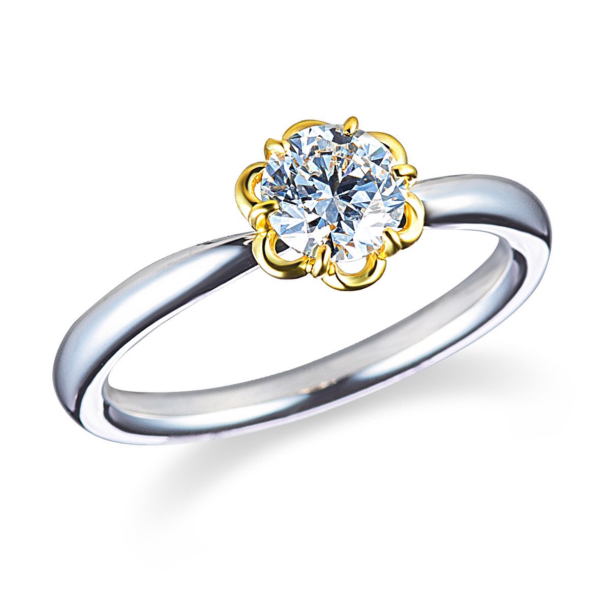 jewelry_gala's tweet photo. エンゲージリングをお客様のご希望でアレンジ!
ダイヤをセッティングする部分のみゴールドへアレンジしたことにより、黄色の花に包まれているかのようなデザインに。
アレンジご希望の方はスタッフへご相談くださいませ。
#galajewelry #エンゲージリング #engegementring https://t.co/zFg0VOnYt5
