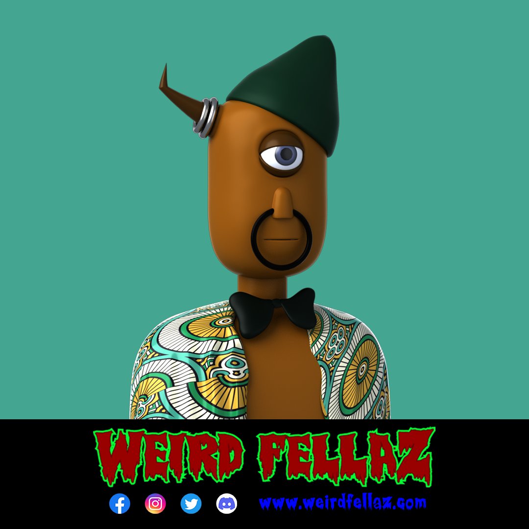 WeirdFellaz's tweet photo. We are thrilled to announce that our launch of 2222 unique WeirdFellaz on Opensea is live now.

Fore More Details : -
Check our collection: https://t.co/A3dIs6J4O4
Visit Our Website: https://t.co/NblUevZAg8
Join Us On Discord: https://t.co/QlsZJxdCK8

#weirdfellaz 
#NFT 
#opensea https://t.co/cyOvcsccbz