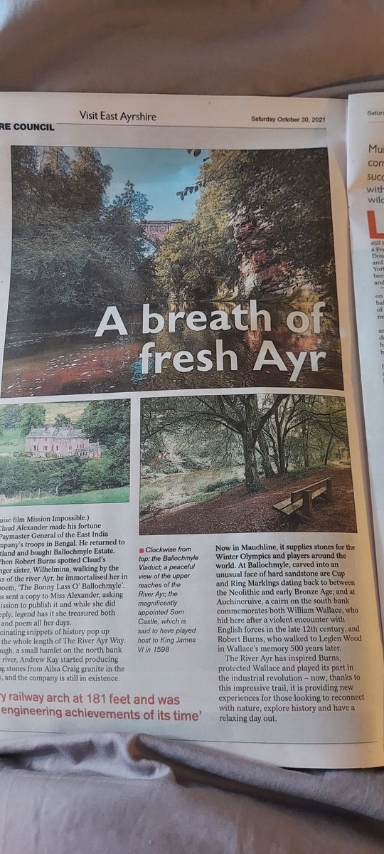 Great article about the River Ayr Walk @heraldmagazine #VisitAyrshire