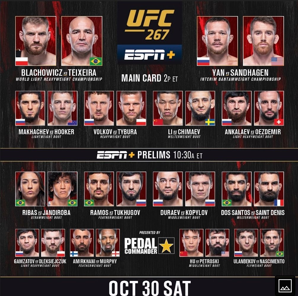 DeanInvesting's tweet photo. #UFC267 huge card lined up should be a good night. Li vs Chimaev 🔥 and love watching @danthehangman fight. Good luck 👊 https://t.co/vBHe0jW86q