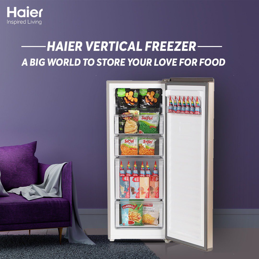 IndiaHaier's tweet photo. Haier Vertical Freezer comes with separate storage space, frost-free technology, and convertible option to keep your food safe, fresh, and healthy.
#VerticalFreezer #HaierDeepFreezer #HomeFreezer #HaierLifeBetterLife #InspiredLiving #HaierIndia #Haier https://t.co/03aDVoSxGQ