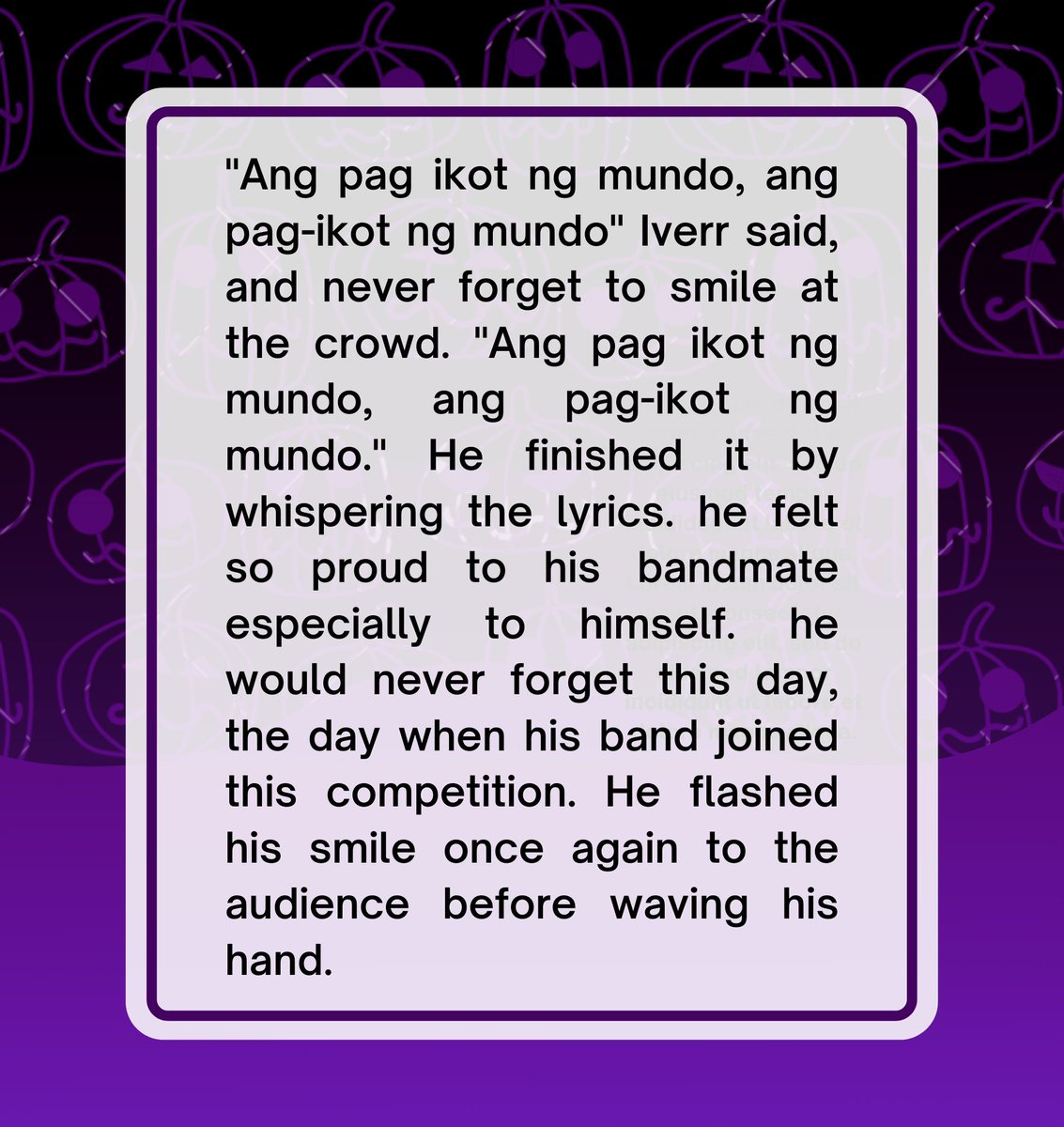 montieldrafts's tweet photo. @komor6bi @ESA_ALASTRES @lsmkasiynot @aoifiles @dollwrites @gwapongago @monetoiIe__ ㅤ
 ㅤ
                  𖤪˚ IVERR ━┅ ❪ 🥁 ❫
               DRUMMER OF ALAS TRES。
ㅤ
ㅤ https://t.co/AUWpfDNIpt