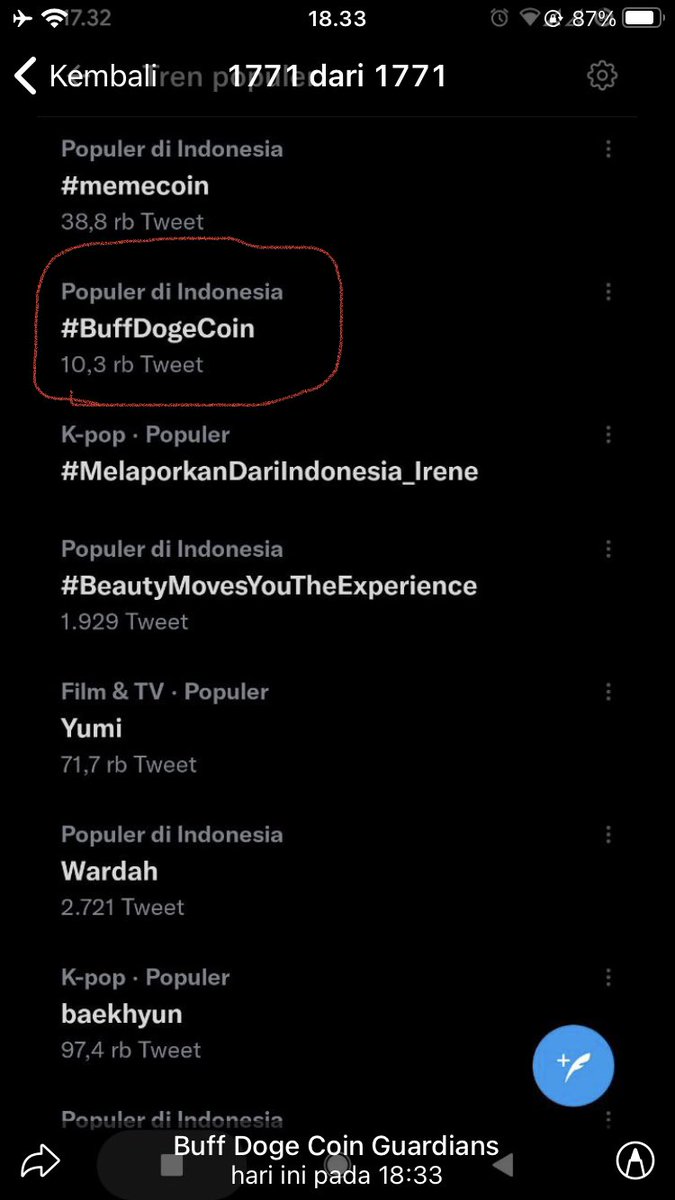 CryptoKojima's tweet photo. Thank you army for all your support. You make a history for #BuffDogeCoin and it’s happen because strong community and solid like #buffdogecoinarmy . Good job army 👍 
We will go to the MARS soon together!!! 🎉🎉 
@buffdogecoin 
#cryptocurrecy  
#Gateio 
#HOTBIT https://t.co/48UddyjX5u