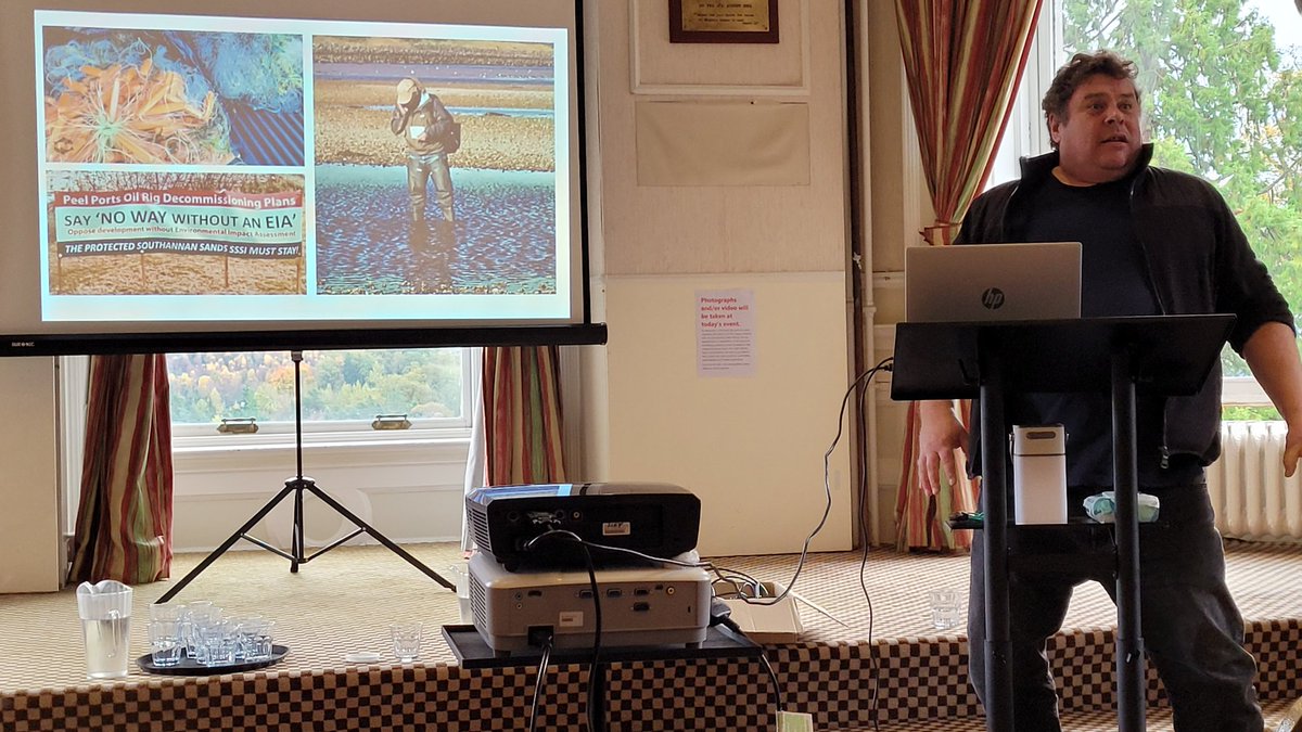 wardiebaybeach's tweet photo. "We are targeting the very places we should be protecting". Amazing talks from #ADDwatch, etc. Huge thanks to Bally Philp of @CreelScff for outlining the shocking evidence of abject failure to enforce laws written by Scotland to protect the marine environment. #3MileLimit https://t.co/WLC9UO96E2