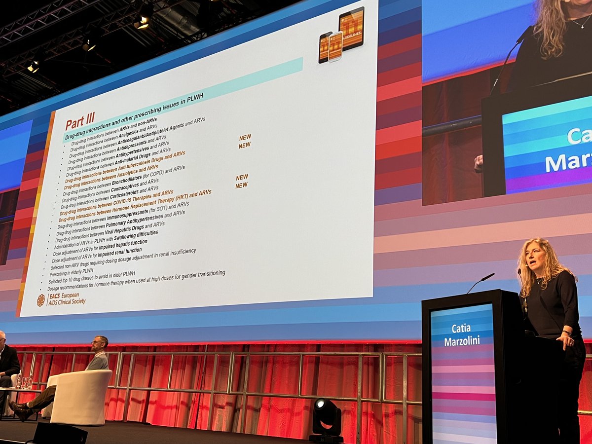 EACSociety's tweet photo. Updated drug-drug-interactions guidelines, with the inclusion of new sections - including COVID, hormone therapy and mental health drugs.
#EACSguidelines #EACS2021 #CrossingBorders https://t.co/DDS8DAb9er
