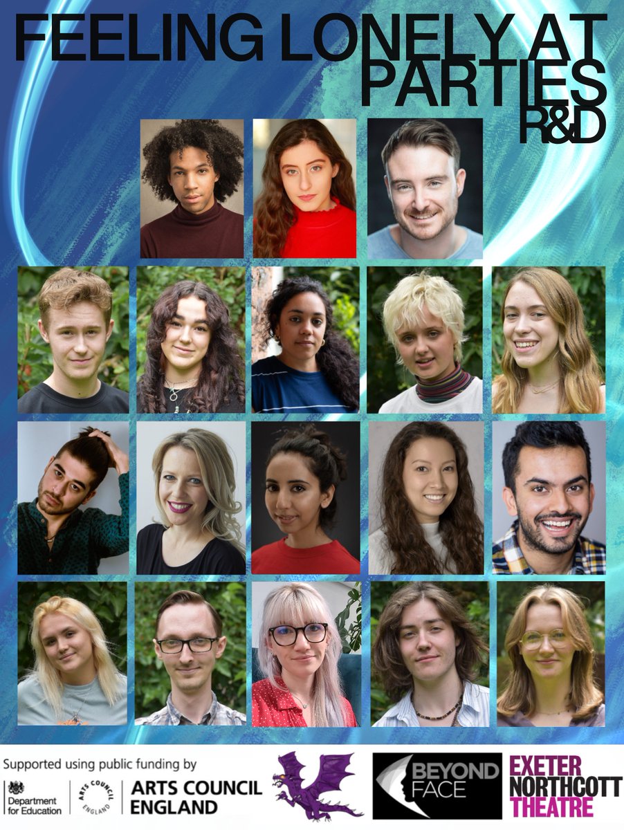 PBADtc's tweet photo. Very excited to announce the team for our upcoming R&amp;D of Feeling Lonely at Parties! Just 2 days to go before our first day!!!!!!! Tickets for our work in progress sharings 18th-20th of NOV will be up soon! Thank you @ace_national  @infobeyondface @ExeterNorthcott supporting us! https://t.co/QOxC1IM1kk