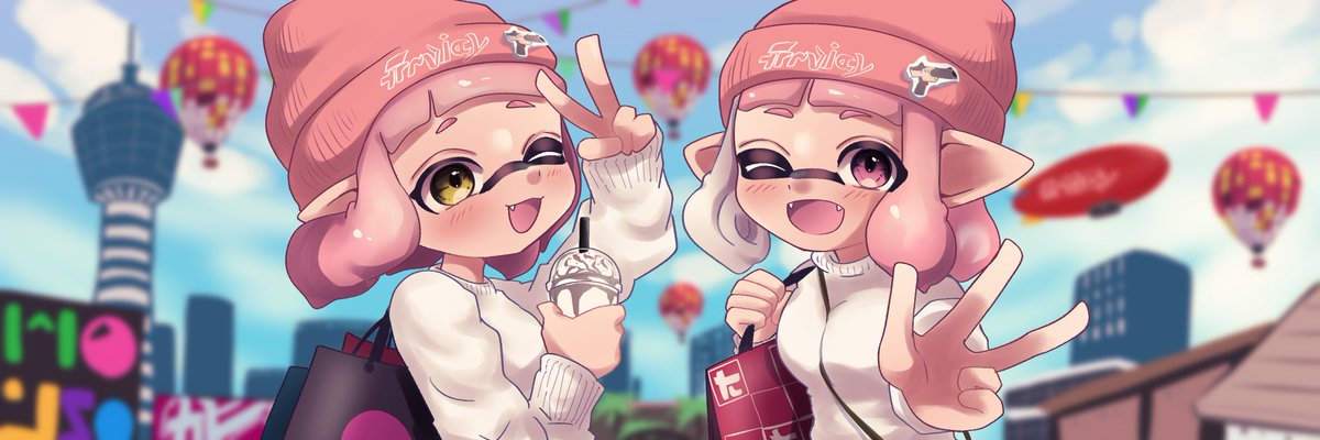 ベストイカップル杯girlsparty 8th イカップル賞のイラストを描かせて たまにゃのイラスト