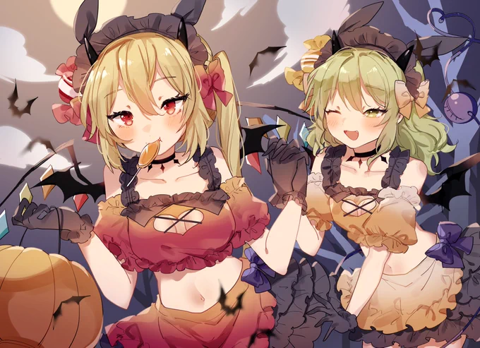 お菓子をよこせ〜🦇🍭 