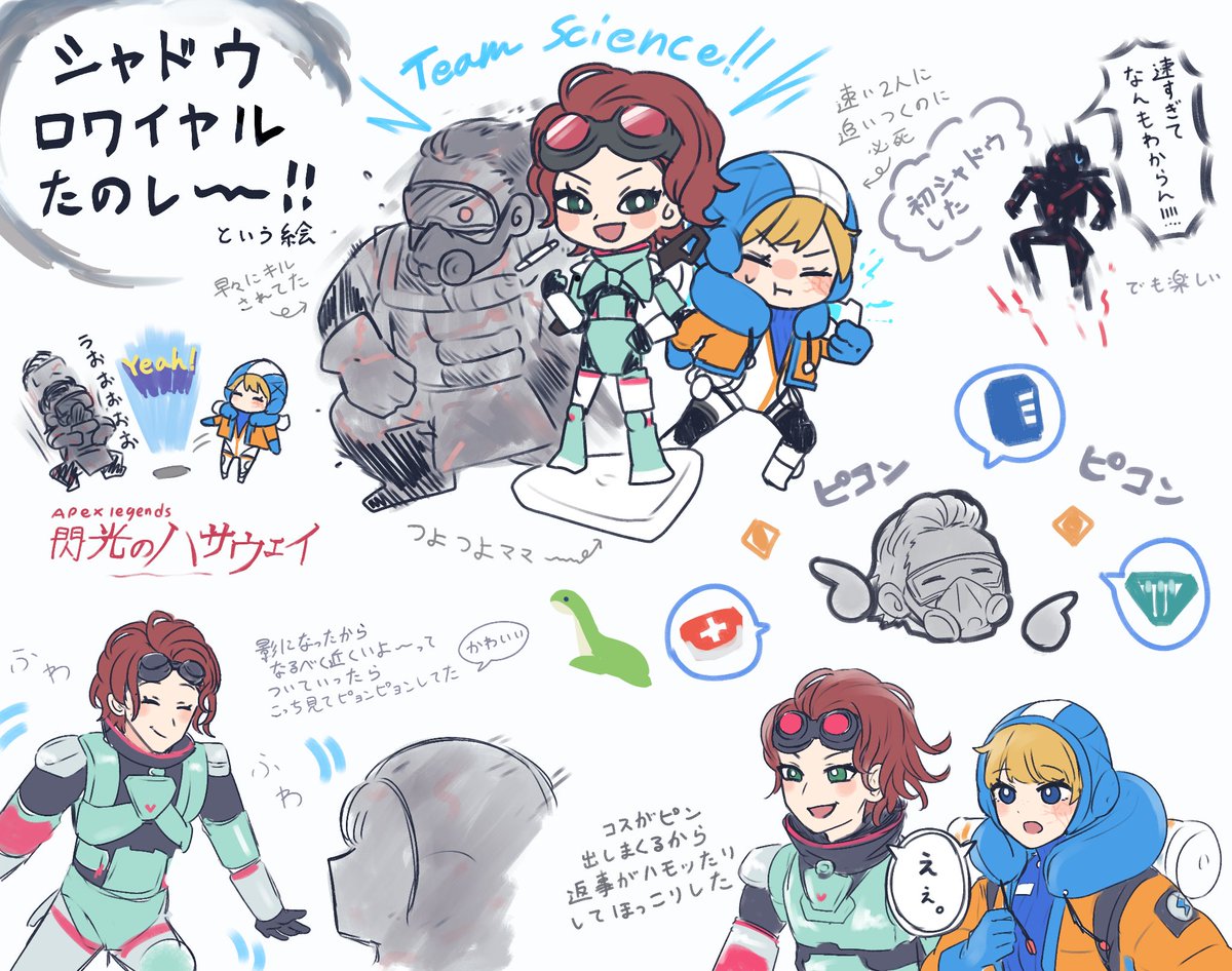 シャドウロワイヤルどうこうより野良がはしゃいでて可愛かったろぐ 