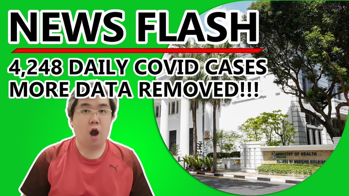 kristainment's tweet photo. 4,248 new cases in Singapore on 29 Oct with 16 more deaths incl a 44 yrs old

Subscribe : https://t.co/C4hwTND7OC

#COVID19 #MOH #ICU #4K #MinistryOfHealth #LawrenceWong #OngYeKung #Singapore #Kristainment #Kriscell https://t.co/wstsiiCRIs