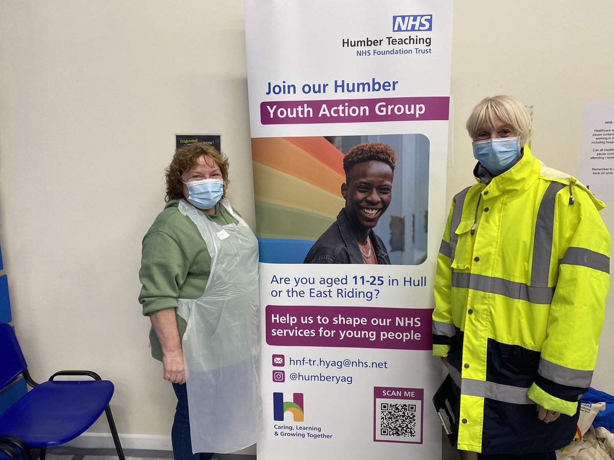 Here today with our wonderful covid vaccinators and volunteers <a href="/HumberNHSFT/">Humber Teaching NHS Foundation Trust</a> @HumberMD <a href="/ISPHNS/">East Riding 0-19 (25) ISPHN Service</a> #pandemicreadyteams Coved Vaccinations 12-15yrs