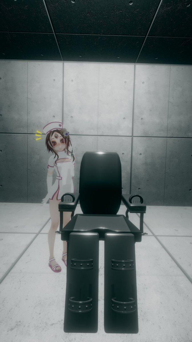 NEET_And_Tidy's tweet photo. Combining @XXakai_youXX's MEMEME model and Nine Gates' nurse outfit with some free use assets, game assets and personal work, I created something cute and deadly...
#Spookality2021 #VRChat #vrchatavatar https://t.co/Qa33npmPXj