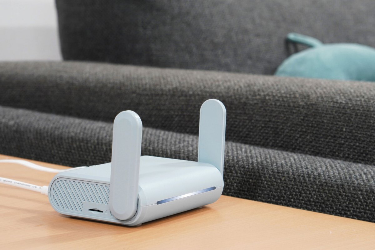 GLiNetWiFi's tweet image. Having insufficient space to place a #homerouter? 😣 
Beryl (GL-MT1300) would be the best space-saving solution!💡
This #minirouter can offer you a smooth and safe #network in-and-outside of your home. 🏠

🛒Time to get yours now 👉 bit.ly/36cP5eu
#OpenWrt #WiFi