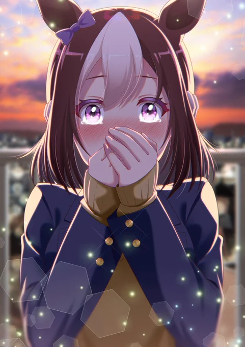 【ウマ娘 現代if】
14日目「もしもスペちゃんと隣の席のクラスメイトだったら⑤」

誤魔化すことなく素直に気持ちを伝えたスペちゃんでした。

今日は4枚で1セットです。
どうしてもここだけは丁寧に描きたかった・・・。
おかげで予定前倒ししてたものが尽きました!
#ウマ娘
#ウマ娘プリティダービー 