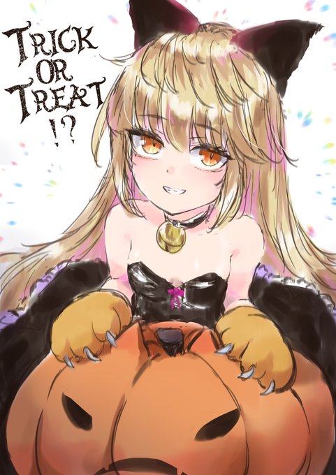 かぼちゃねこ #wlwイラスト 