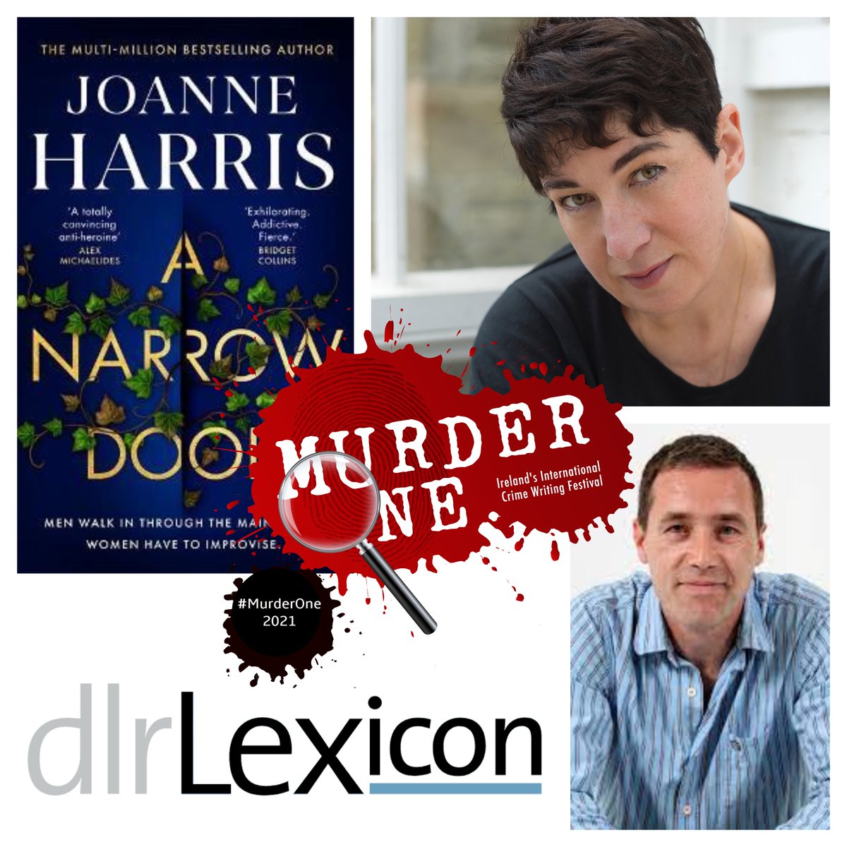 A Narrow Door: Joanne Harris in conv w Declan Burke Mon 29th Nov 8pm FREE booking required (more tix released!) Multi genre international bestseller @Joannechocolat discusses the inspiration behind A Narrow Door, her writing process & turning to crime eventbrite.ie/e/murder-in-th…