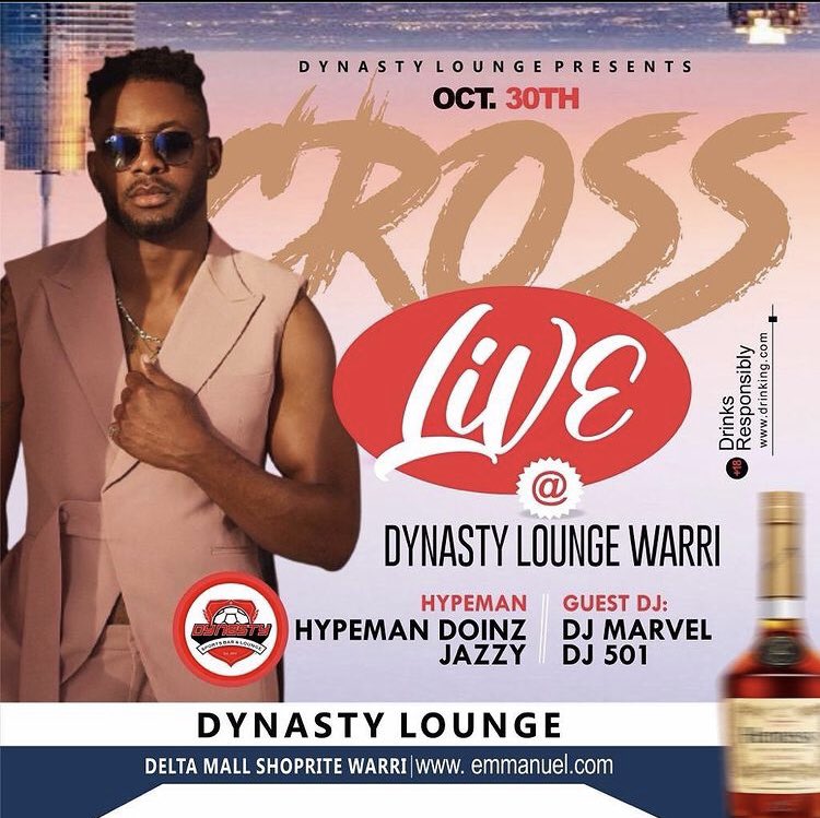 alwaysmummy's tweet photo. Tonight we go again for our golden boy  CROSS IN WARRI
#CrossXDynastyLounge https://t.co/NTXGdZtekK
