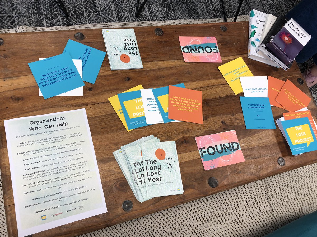 harriet1marsden's tweet photo. Particular highlight of #Connects21 is The Long Lost Year - collab between @LocalTrust and @RIOT_SOUP to allow #biglocal communities to reflect on the pandemic in an artistic way, creating an interactive and cathartic exhibition space to honour loss and share experiences https://t.co/q0TNXkssEK