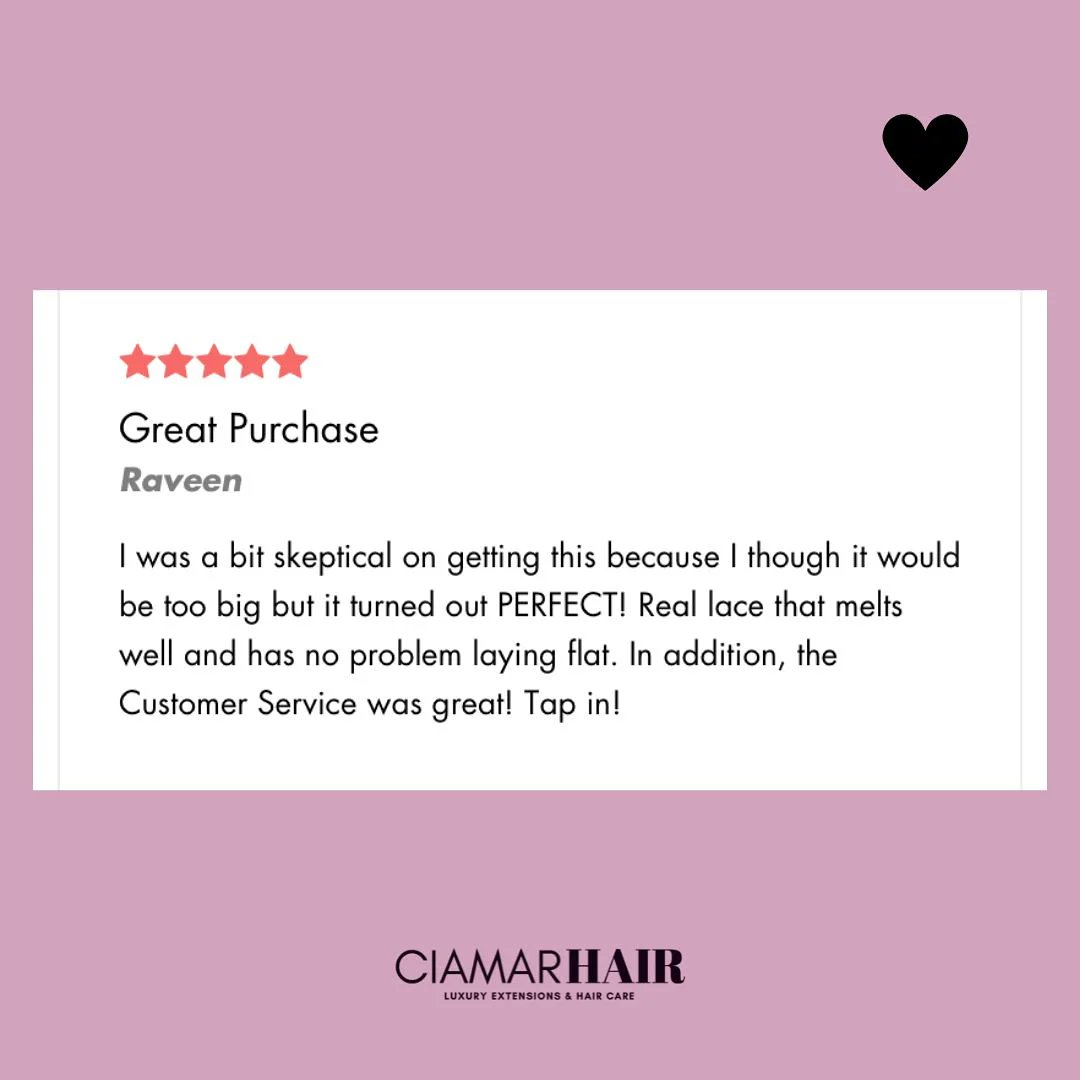 CiamarHair's tweet photo. Real reviews from our gorgeous customers can be found under the products page๐ Need to leave a review? Visit https://t.co/QyMSjb2UGl or shoot us a DM. Thank you much
#hairselling #hdlace #laceclosure #lacefrontal #hairsupplier #customersreview #reviews #customerreview https://t.co/zIgHYE2KWZ