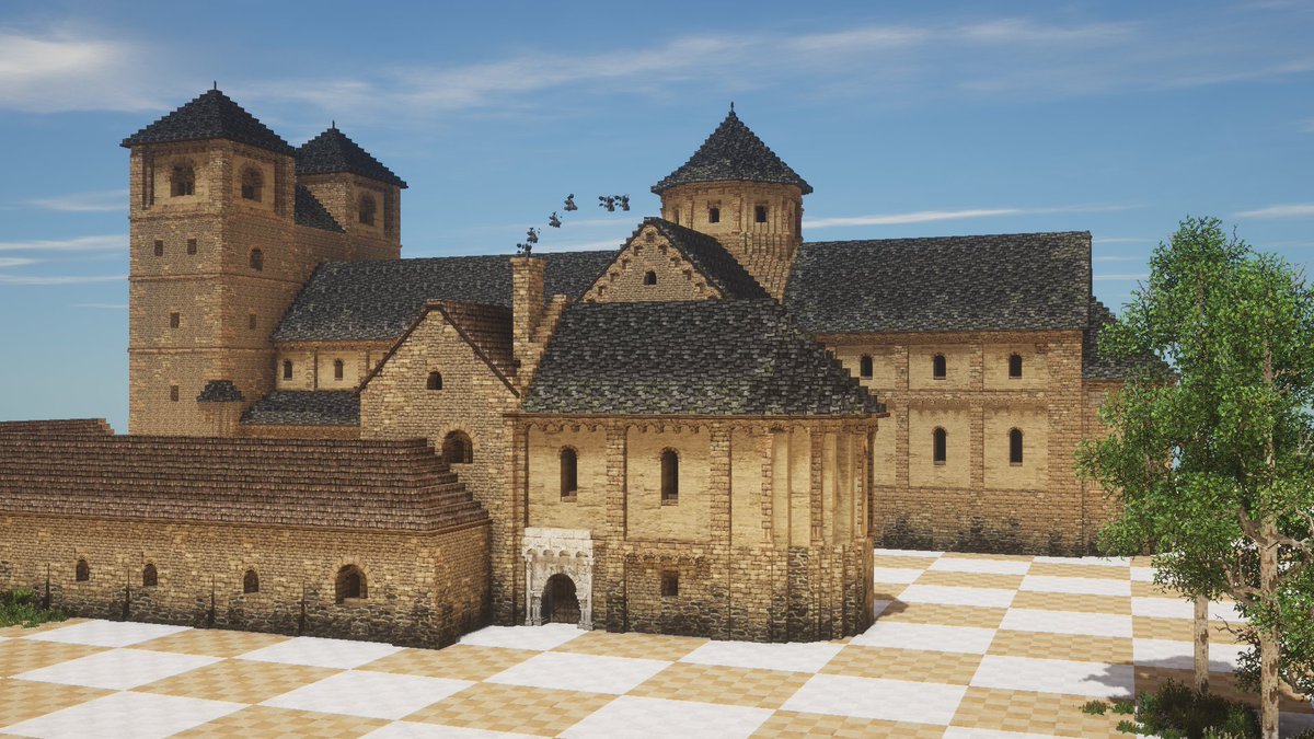 FloBuilds's tweet photo. A Romanesque cathedral I built a while ago https://t.co/7ZKFlJCtGd