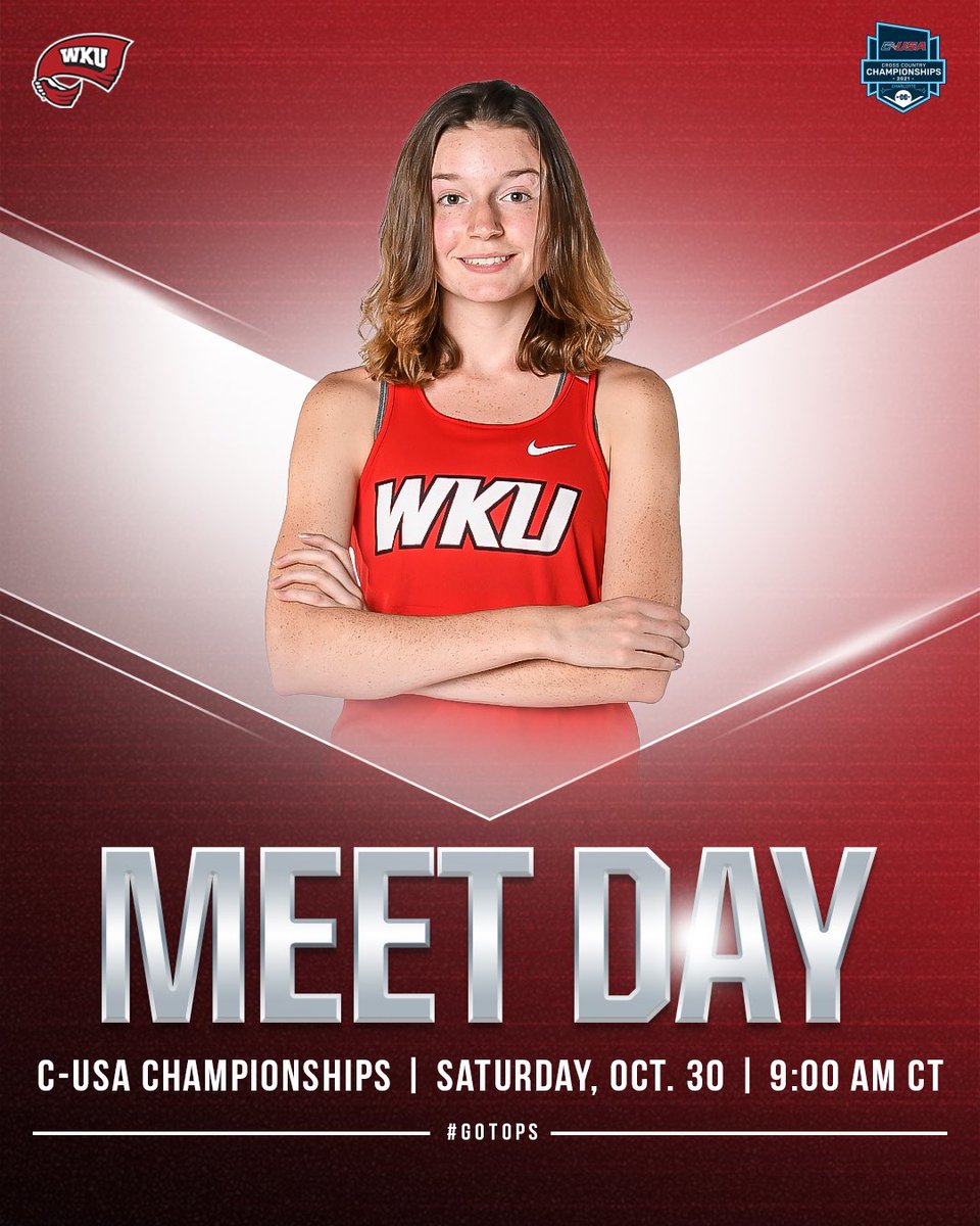 WKUXCTF's tweet photo. Let’s do this. 😤

📍: Concord, N.C.
🏃‍♂️: 8:00 a.m. CT
🏃‍♀️: 9:00 a.m. CT
📊: https://t.co/6dAdBOrxch

#GoTops https://t.co/QU99pkSr0H