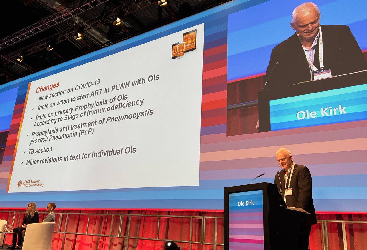 EACSociety's tweet photo. Opportunistic Infections guidelines, featuring COVID-19, have been updated. #EACSGuidelines
#EACS2021 #CrossingBorders https://t.co/fzYkWZqbNP