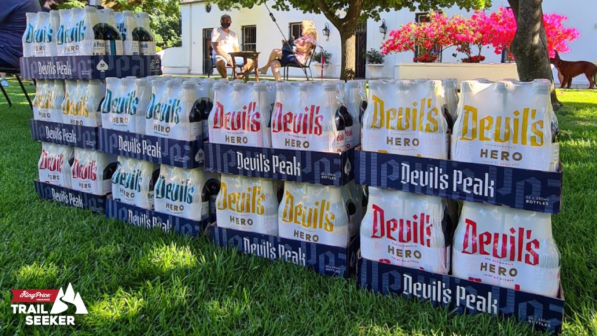 A hero’s welcome wouldn’t be the same without <a href="/DevilsPeakBeer/">Devil's Peak Beer Company</a>'s Hero Zero — the perfect non-alcoholic post-race recovery drink.

#DevilsPeak #BeerGarden #RaceDay #KingPriceTrailseekerRUNSeries