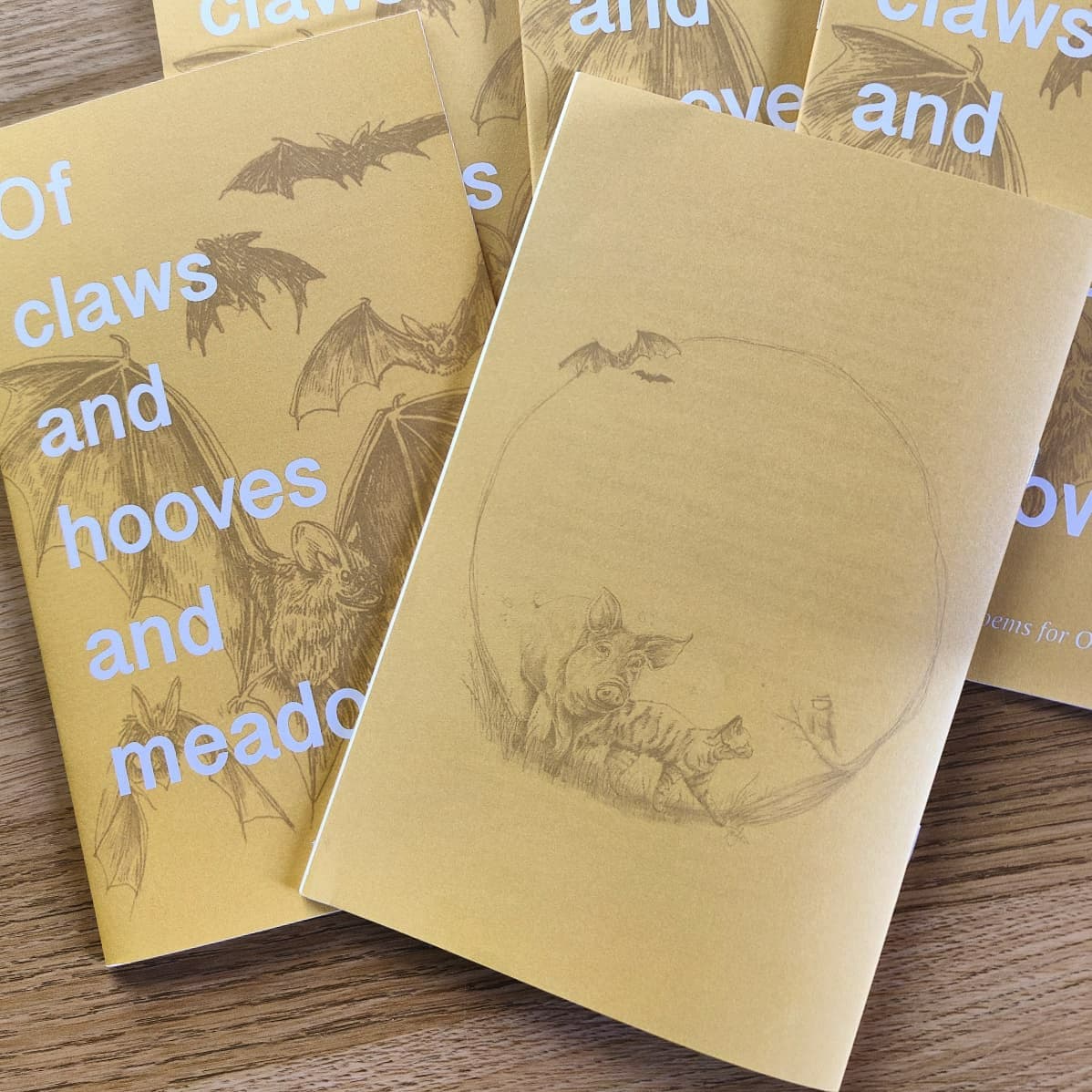 Delighted to receive copies of
'Of claws and hooves and meadows' featuring 12 amazing poets such as <a href="/martindyar/">Martin Dyar</a> featuring my illustrations.

A wonderful project I got to work on earlier this year! 🐾✒️

Published by <a href="/ucdvetmed/">UCD School of Veterinary Medicine</a> and <a href="/poetryireland/">Poetry Ireland / Éigse Éireann</a> .

#animalart #animalillustration