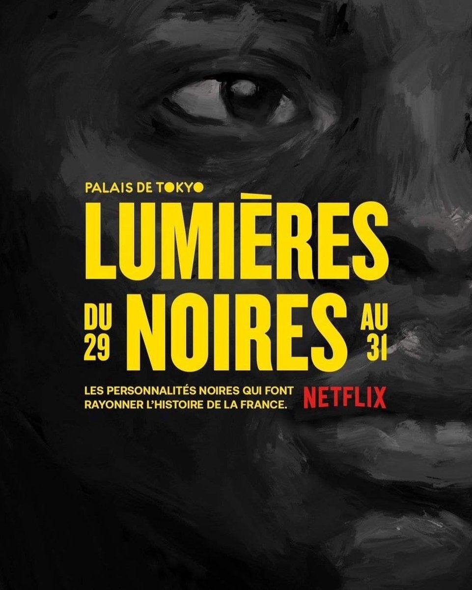 - Pour la culture 👏🏾👏🏾👏🏾
L’exposition « Lumières Noires » au Palais de Tokyo à Paris. Une installation célèbre sept figures Noir.e.s de l’Histoire française.
L’exposition est gratuite et ouverte jusqu’au 31 octobre au Palais de Tokyo.

➡️ lemondeduwax.com