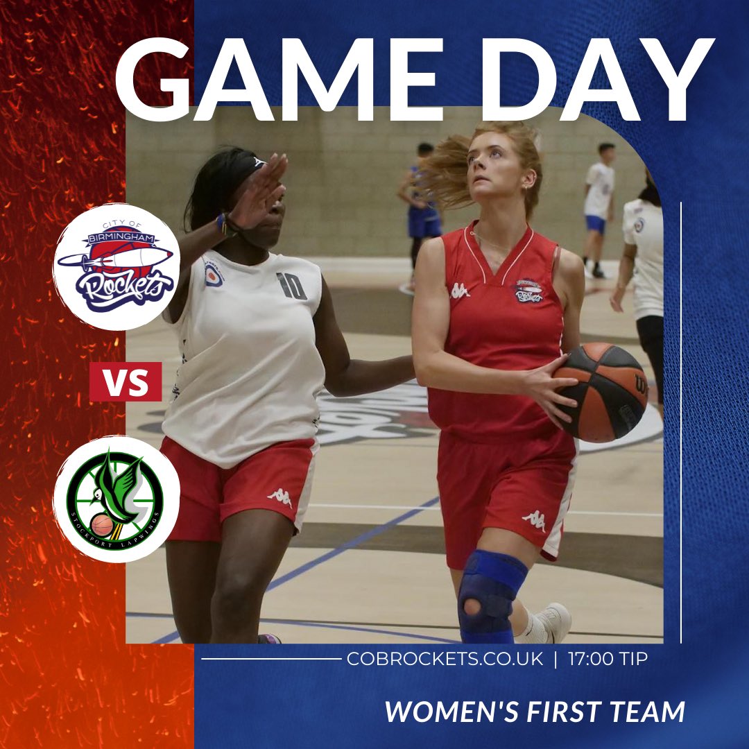 cobrockets's tweet photo. 🔥 GAMEDAY! 🔥

🆚 Charnwood Riders / Stockport Lapwings
🏆 @nblengland Division 2 North
🏟 Nechells Wellbeing Centre
🕠 17:00 / 19:30
🎟 £5 Adult / £2.50 Concession
➡️ https://t.co/mJfhYYUSG1

#WeAreRockets https://t.co/WCbBtLe9b7
