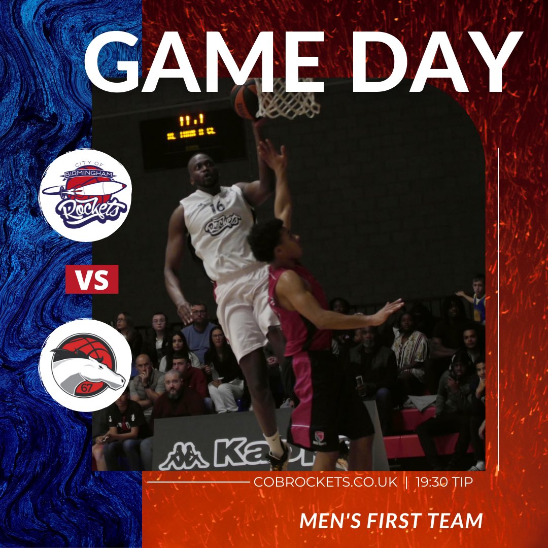 cobrockets's tweet photo. 🔥 GAMEDAY! 🔥

🆚 Charnwood Riders / Stockport Lapwings
🏆 @nblengland Division 2 North
🏟 Nechells Wellbeing Centre
🕠 17:00 / 19:30
🎟 £5 Adult / £2.50 Concession
➡️ https://t.co/mJfhYYUSG1

#WeAreRockets https://t.co/WCbBtLe9b7